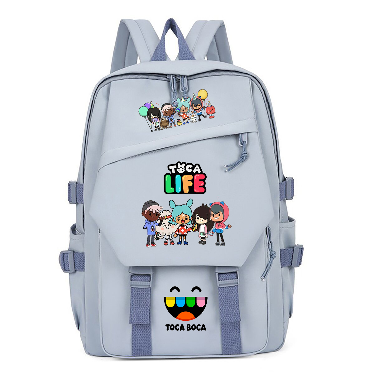 Korean Lifestyle Student - Toca Life World 프린트 배낭 어린이