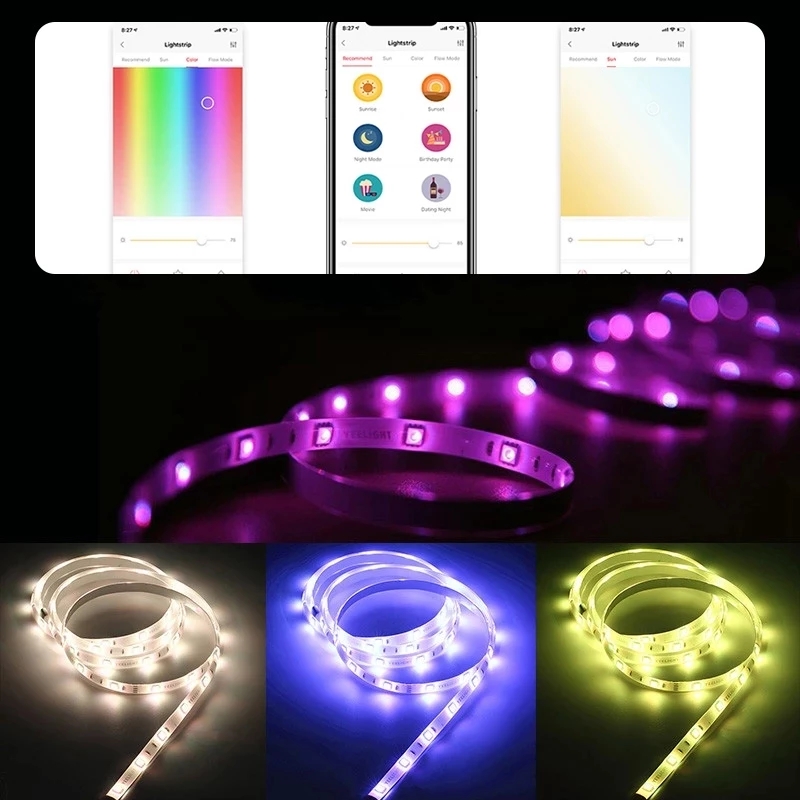 글로벌 버전의 Yeelight LED 스마트 스트립 조 - Yeelight Light Lightstrip 리뷰 및 가격